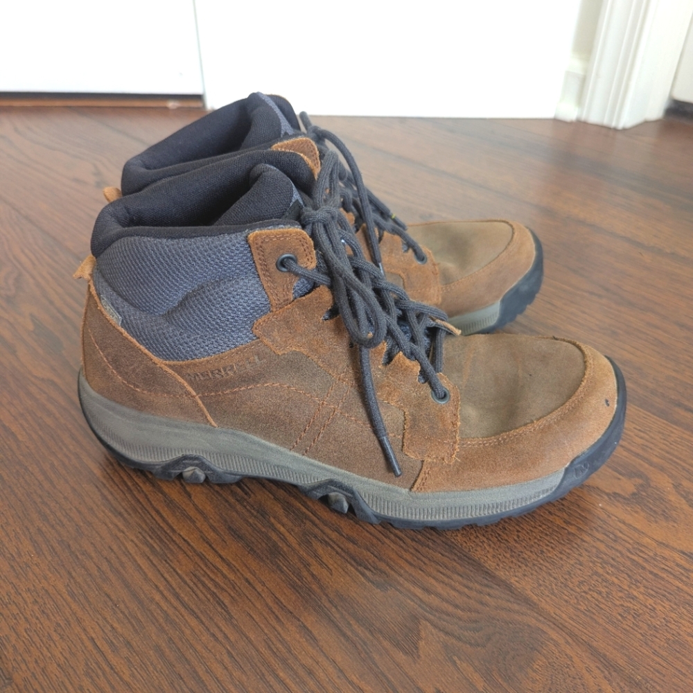 Merrell Hiking Shoes Boots Anvik Pace Mid Men's Size 10 Brown